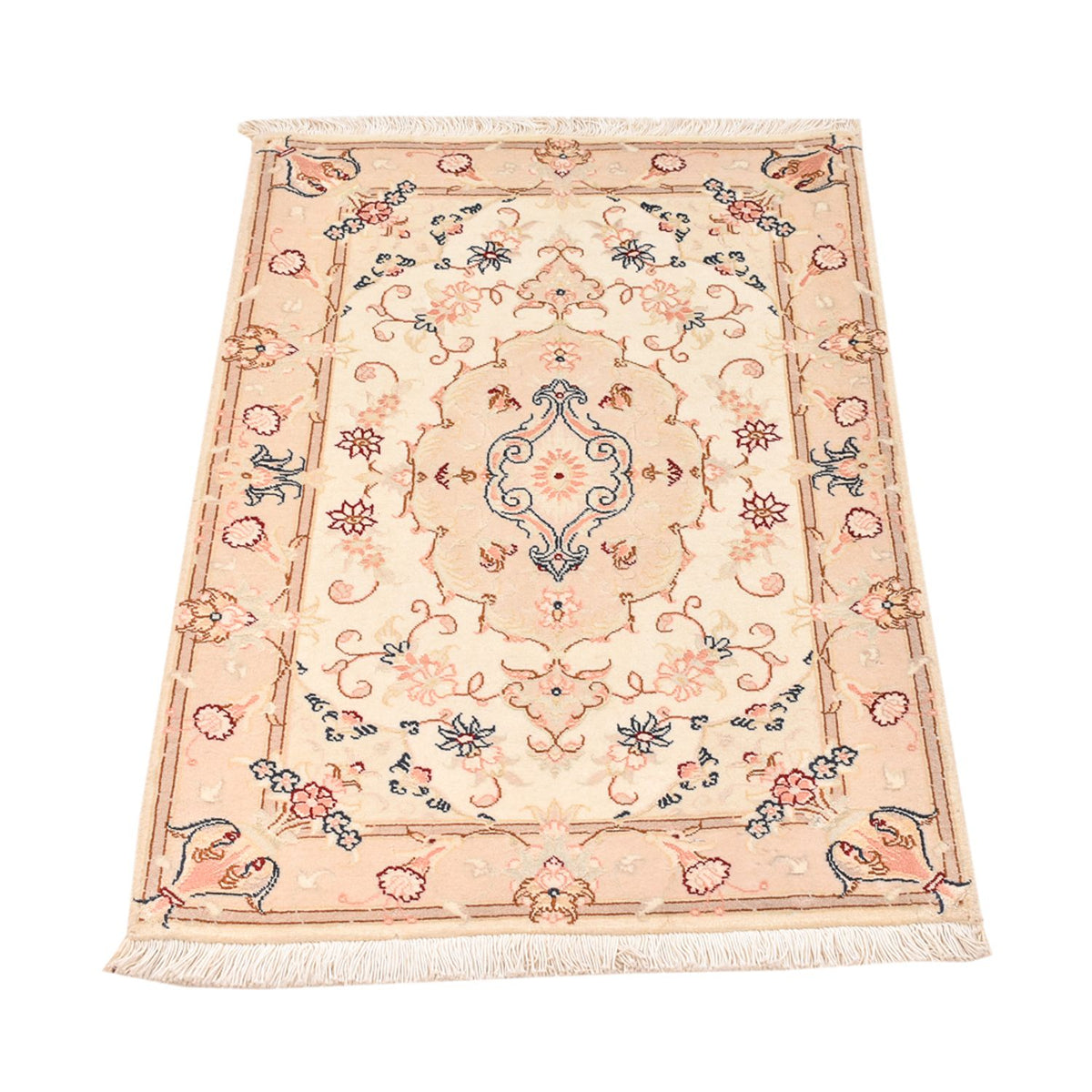 Tapis persan - Tabriz - Royal - 91 x 60 cm - crème