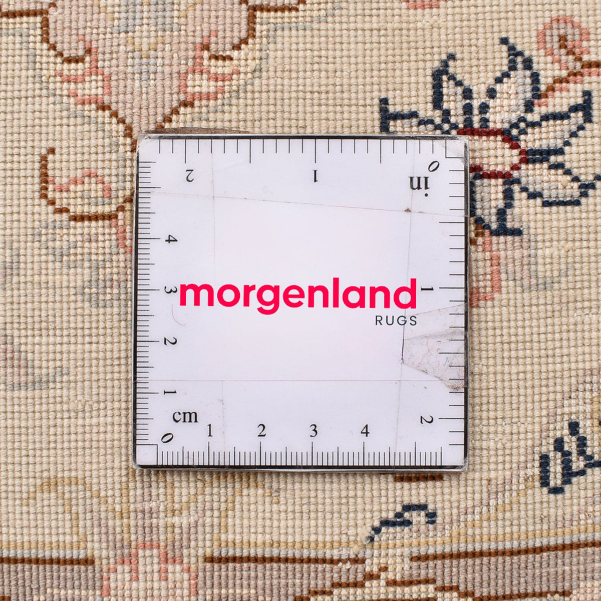 Tapis persan - Tabriz - Royal - 90 x 60 cm - beige clair