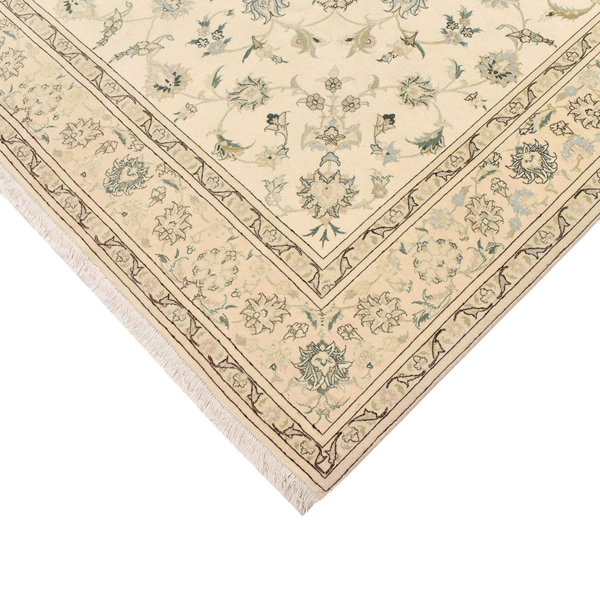 Tapis persan - Tabriz - Royal - 266 x 200 cm - vert clair