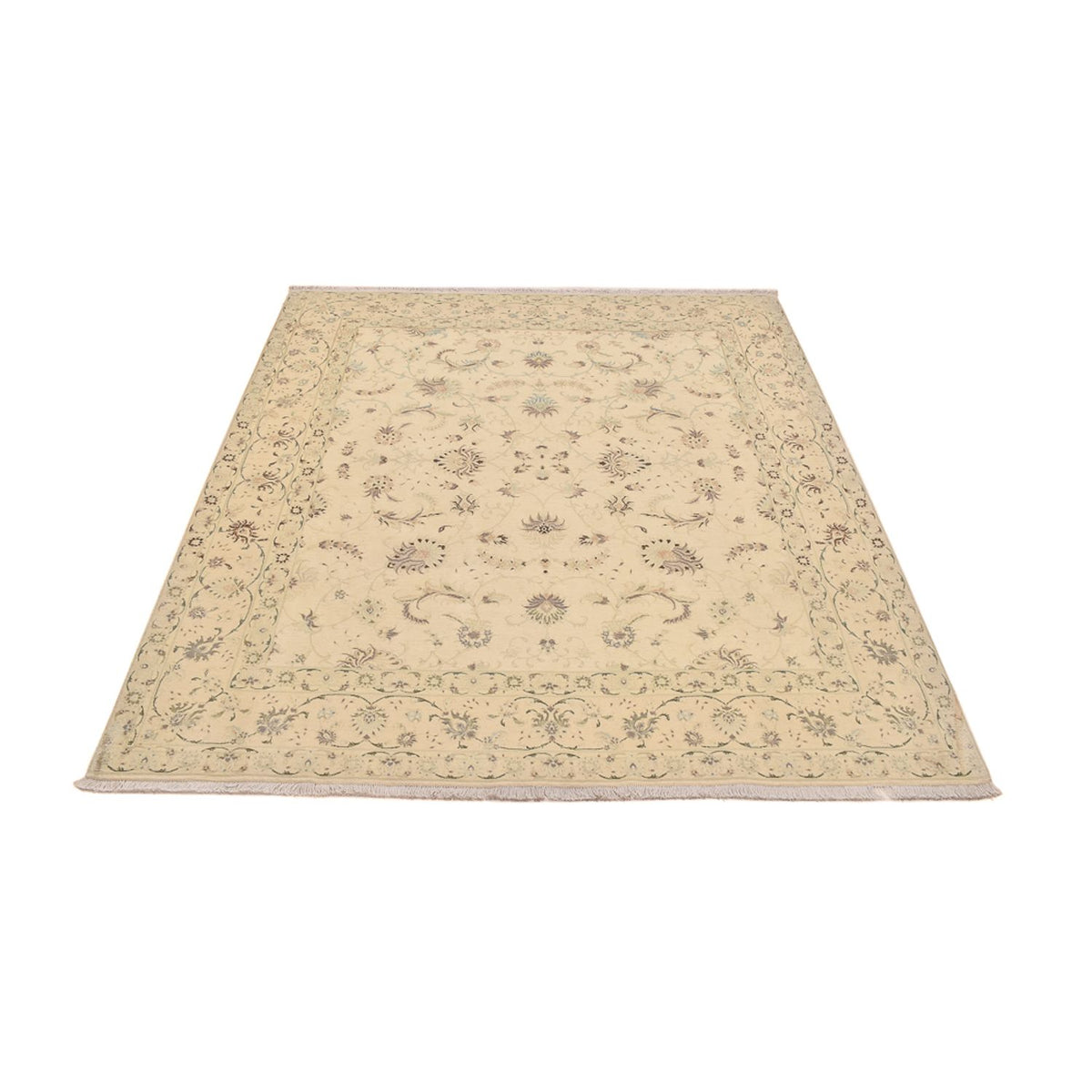 Tapis persan - Tabriz - Royal - 240 x 200 cm - vert clair