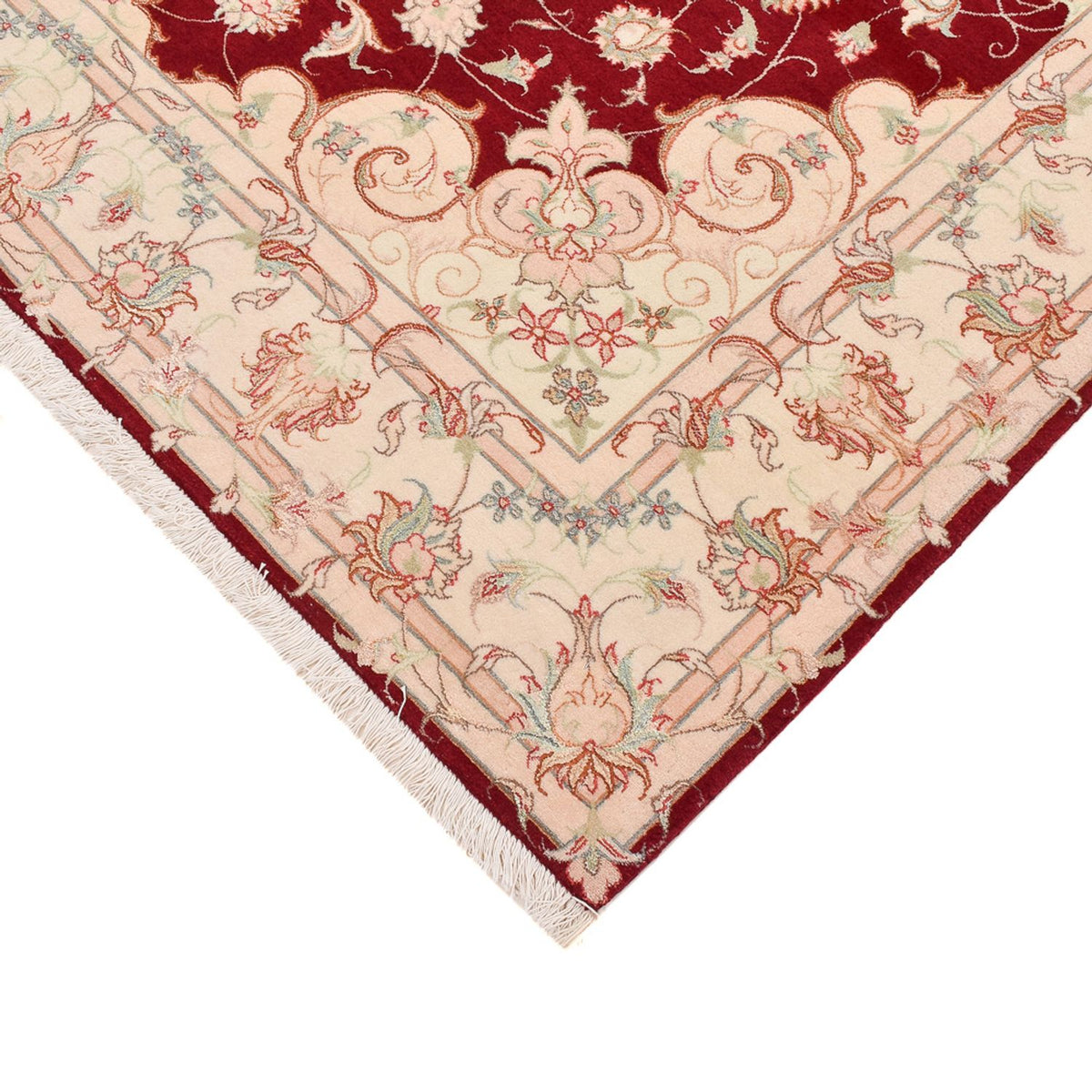 Tapis persan - Tabriz - Royal - 200 x 152 cm - rouge