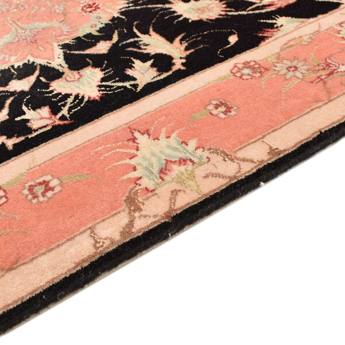 Tapis persan - Tabriz - Royal - 116 x 75 cm - bleu foncé