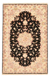 Tapis de Tabriz - 50 rangs Tapis 165x251cm - Tapis persan - Rectangle / Bleu foncé / 165 x 251 cm Rectangle