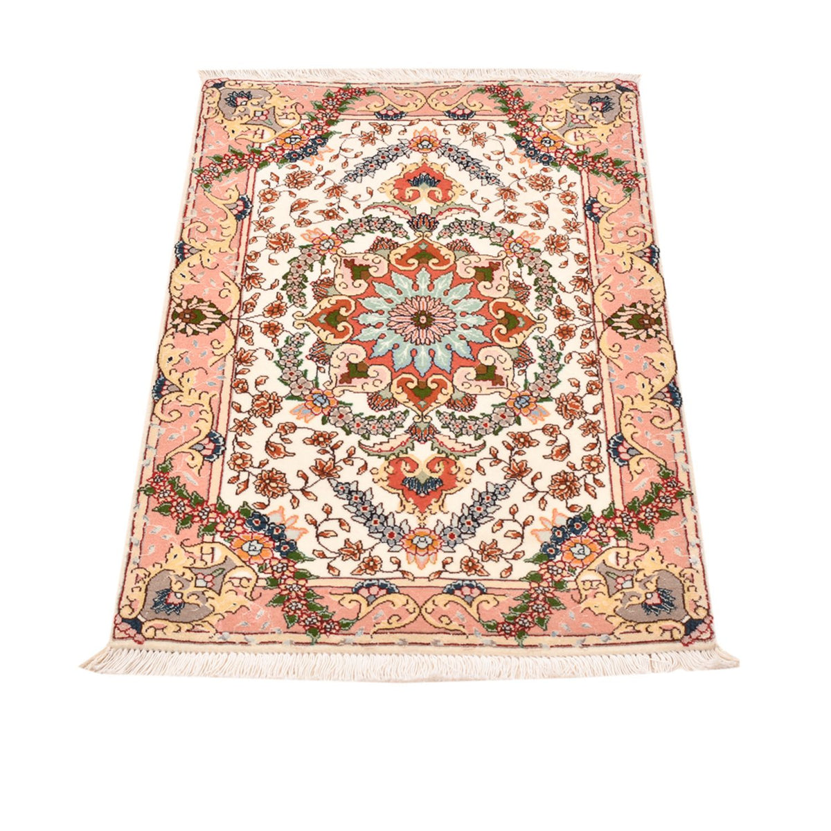 Tapis persan - Tabriz - Royal - 90 x 60 cm - multicolore