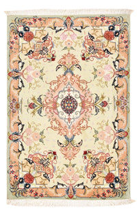 Tapis persan - Tabriz - Royal - 90 x 60 cm - multicolore