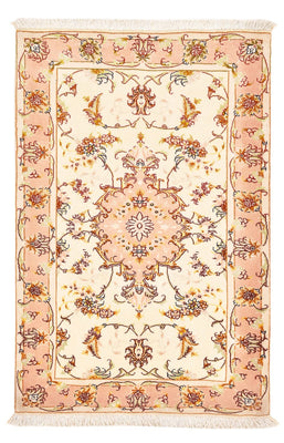 Tapis persan - Tabriz - Royal - 101 x 66 cm - beige clair