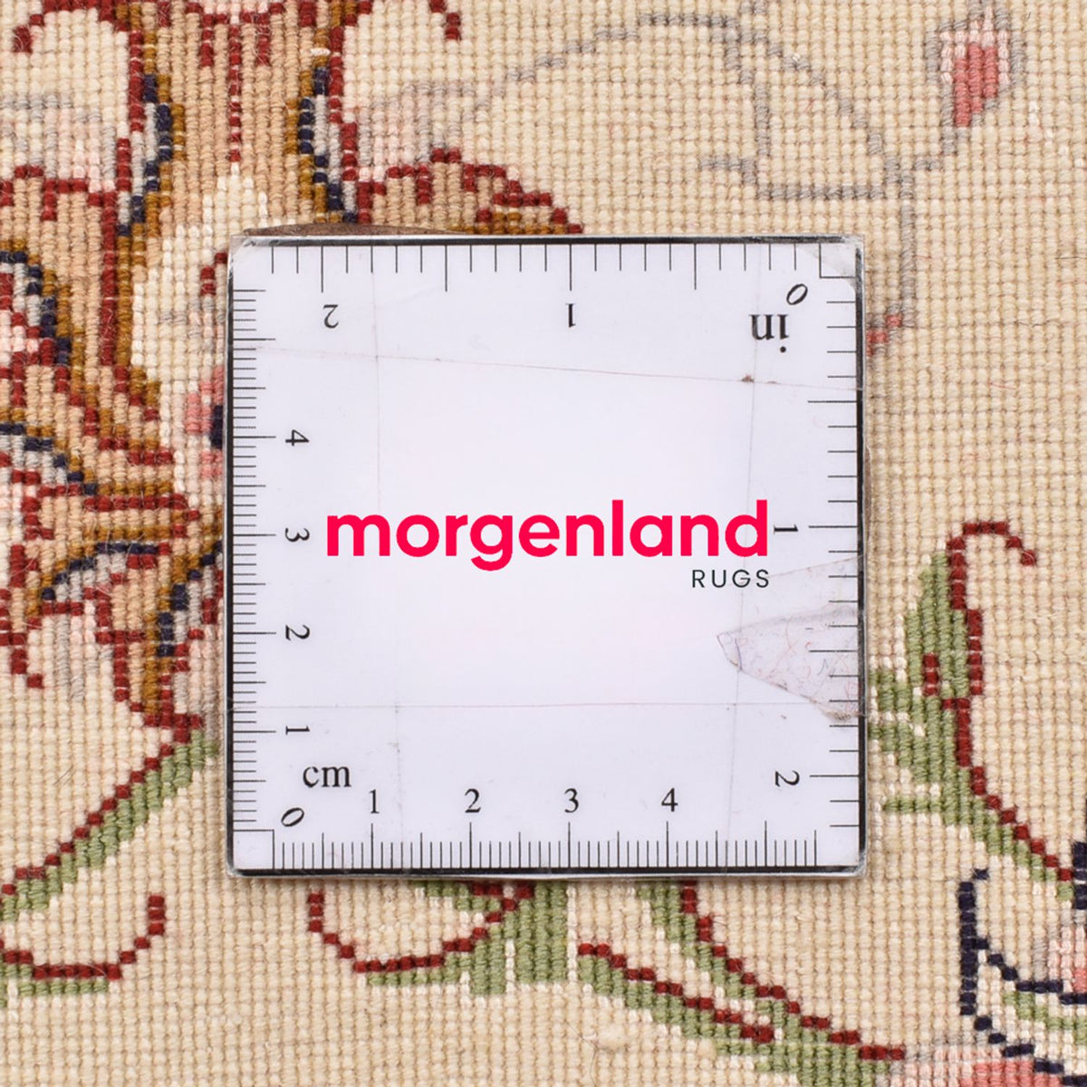 Tapis persan - Tabriz - Royal - 101 x 66 cm - beige clair