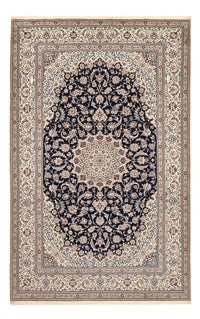 Tapis persan - Nain - Premium - 314 x 200 cm - bleu foncé