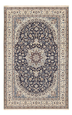 Tapis persan - Nain - Premium - 308 x 211 cm - bleu foncé