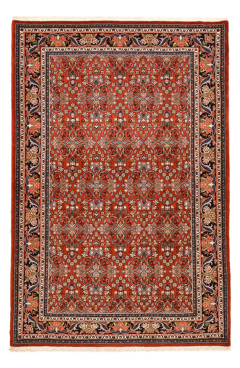 Tapis persan - Bidjar - 207 x 139 cm - rouge