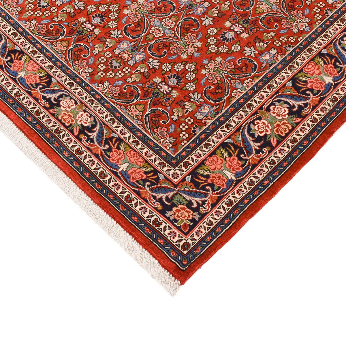Tapis persan - Bidjar - 207 x 139 cm - rouge