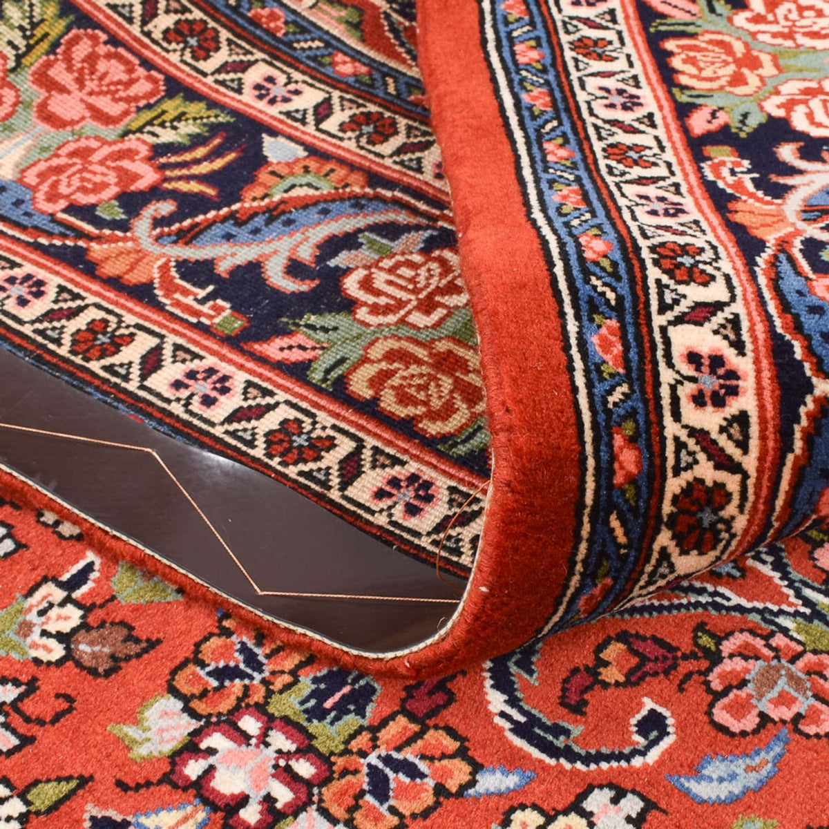 Tapis persan - Bidjar - 207 x 139 cm - rouge