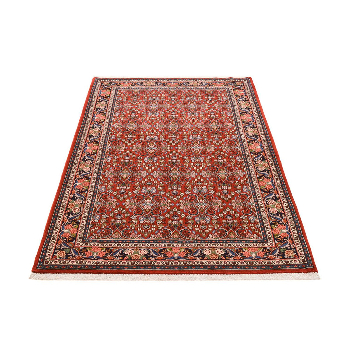 Tapis persan - Bidjar - 207 x 139 cm - rouge
