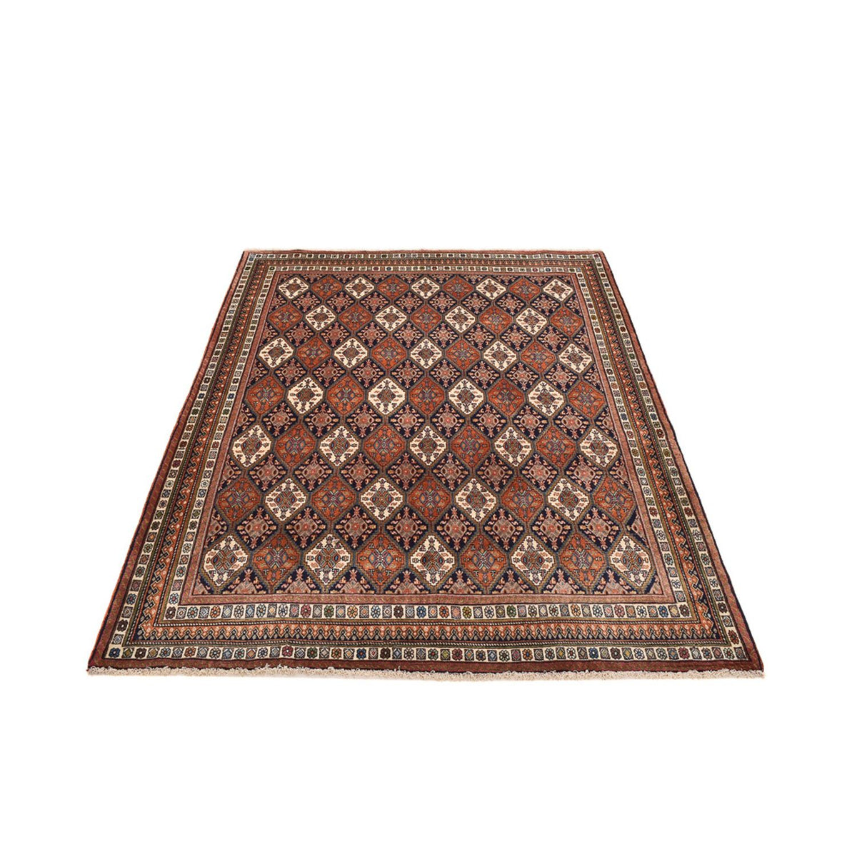 Tapis persan - Nomadic - 252 x 183 cm - rouille