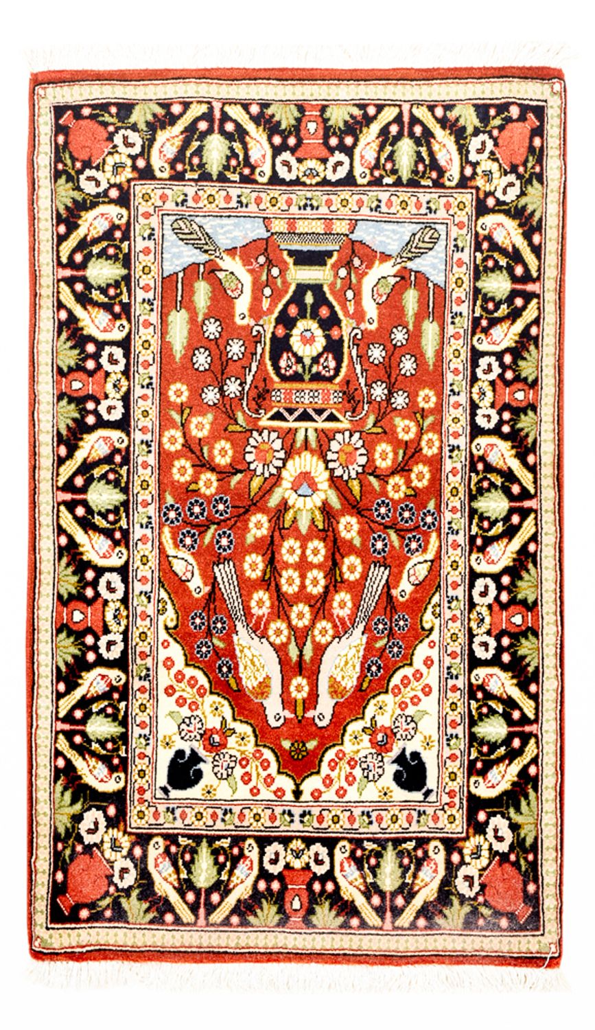 Tapis persan - Ghom - 105 x 60 cm - multicolore