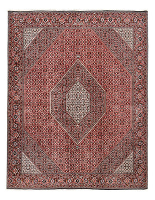 Tapis persan - Bidjar - 315 x 248 cm - rouge foncé