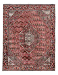 Tapis persan - Bidjar - 315 x 248 cm - rouge foncé