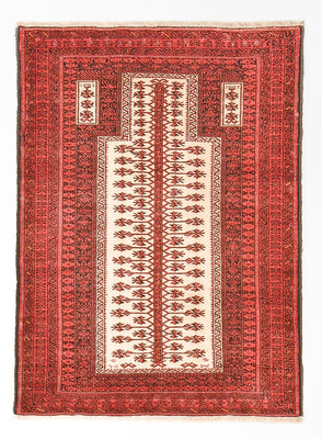 Tapis Belutsch - 143 x 102 cm - rouge