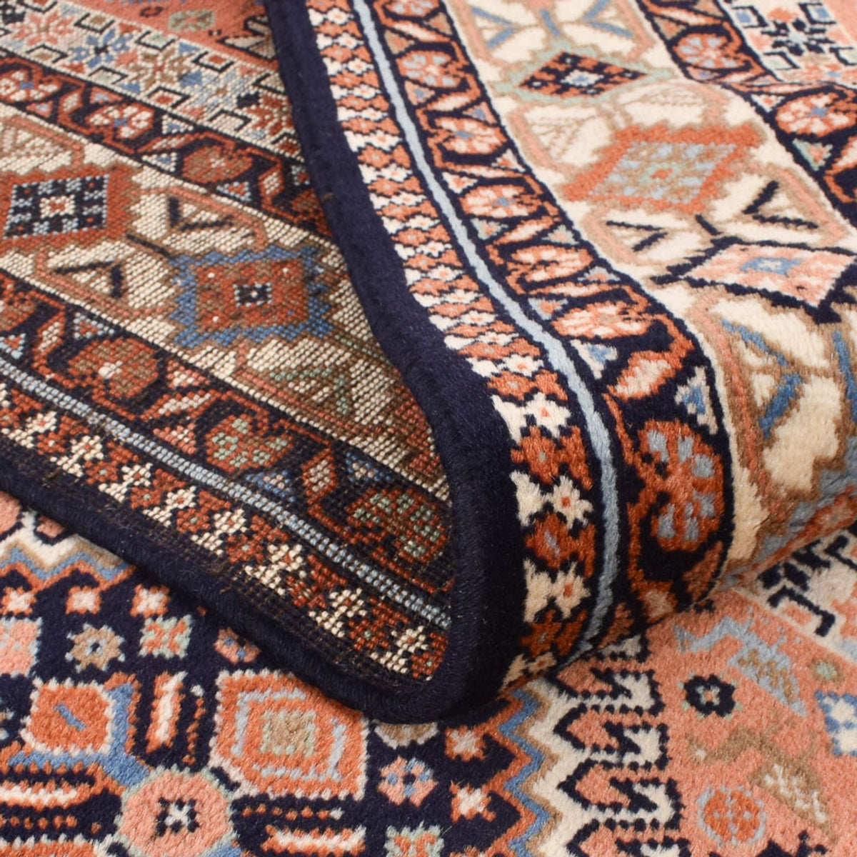 Tapis persan - Nomadic - 225 x 155 cm - rouge clair