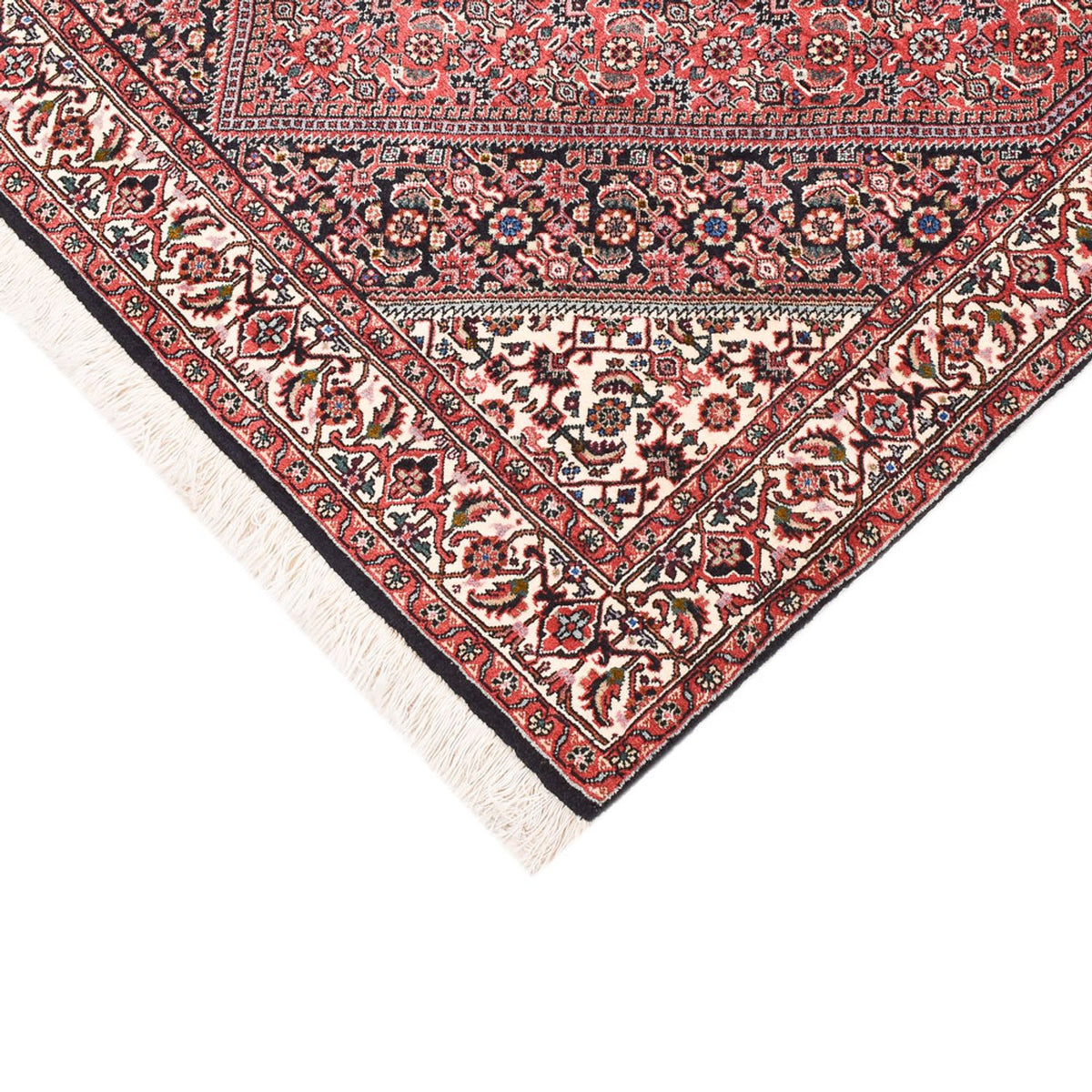 Tapis persan - Bidjar - 156 x 110 cm - rouge clair