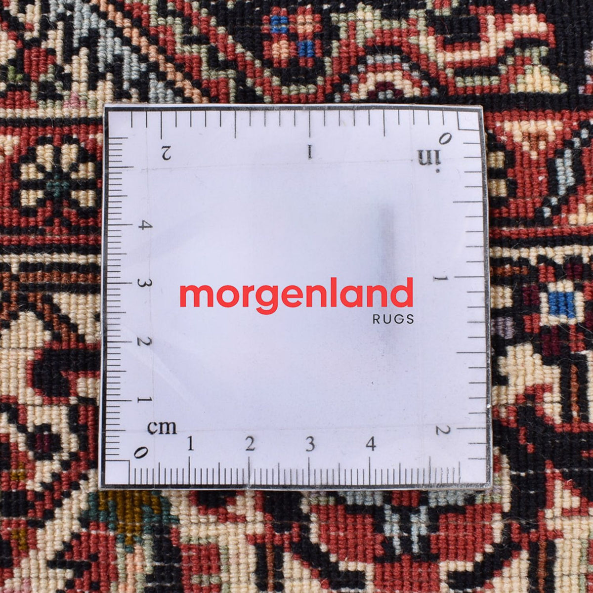 Tapis persan - Bidjar - 156 x 110 cm - rouge clair