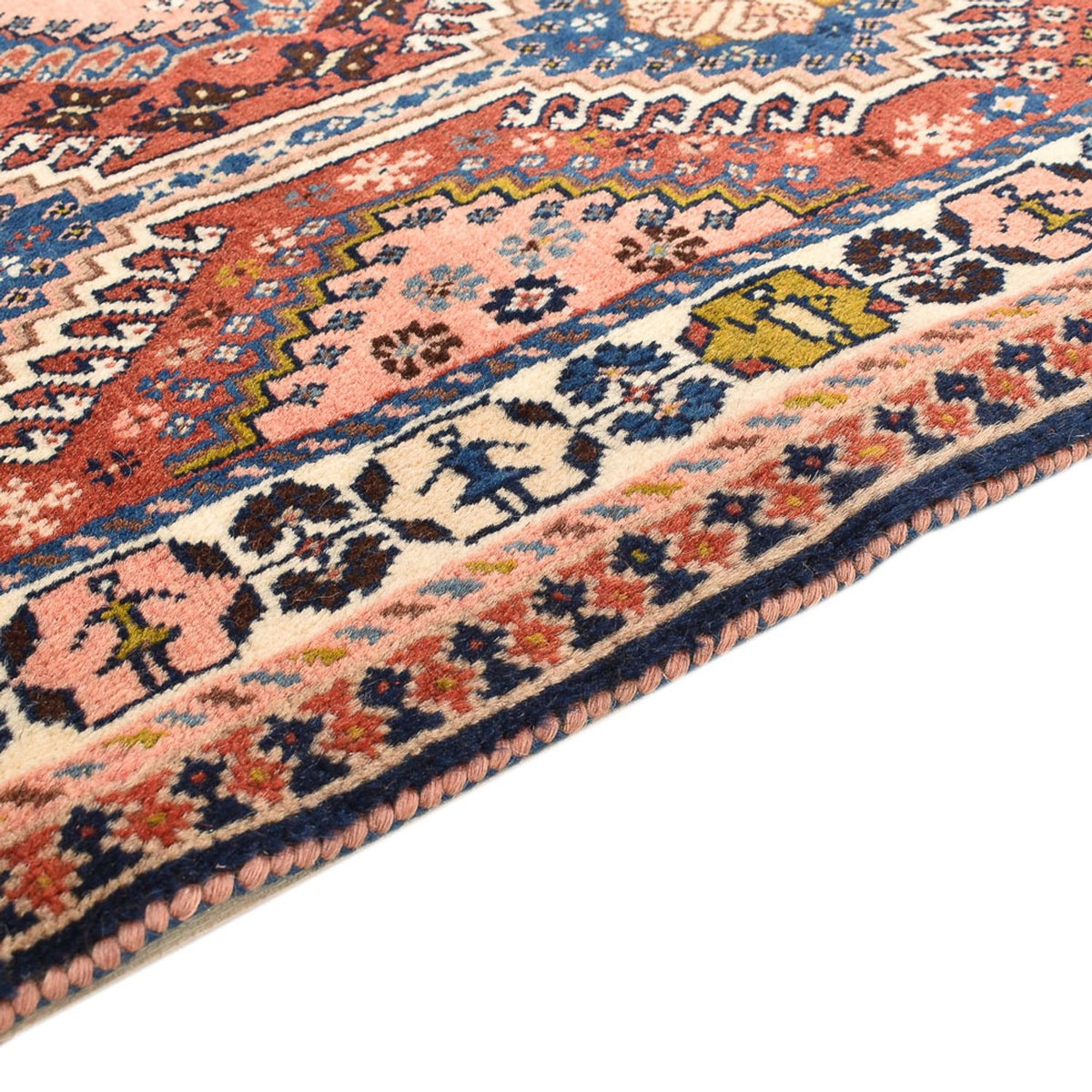 Tapis persan - Nomadic - 127 x 85 cm - multicolore