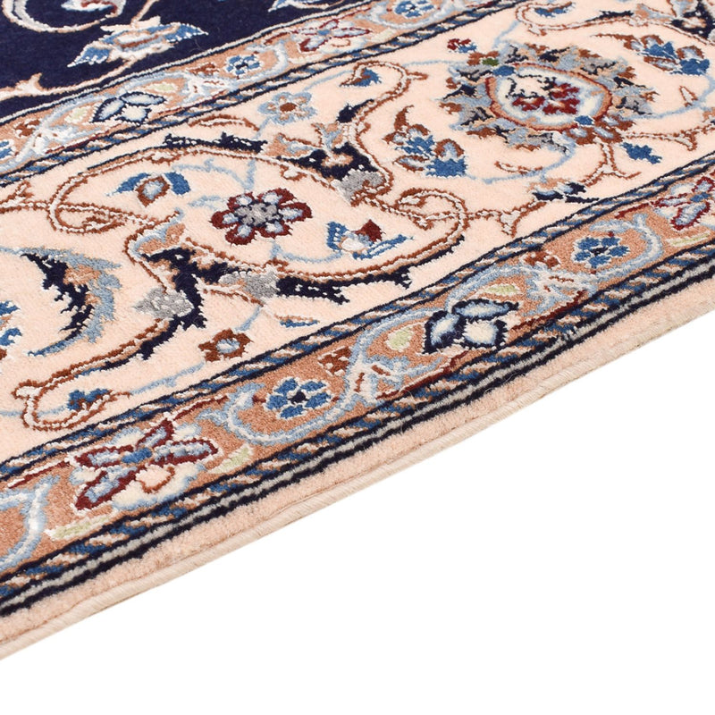 Tapis persan - Nain - Premium - 197 x 130 cm - bleu foncé
