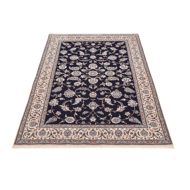 Tapis persan - Nain - Premium - 197 x 130 cm - bleu foncé