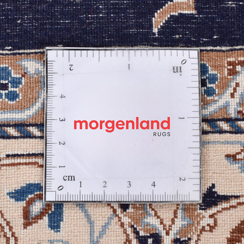 Tapis persan - Nain - Premium - 197 x 130 cm - bleu foncé