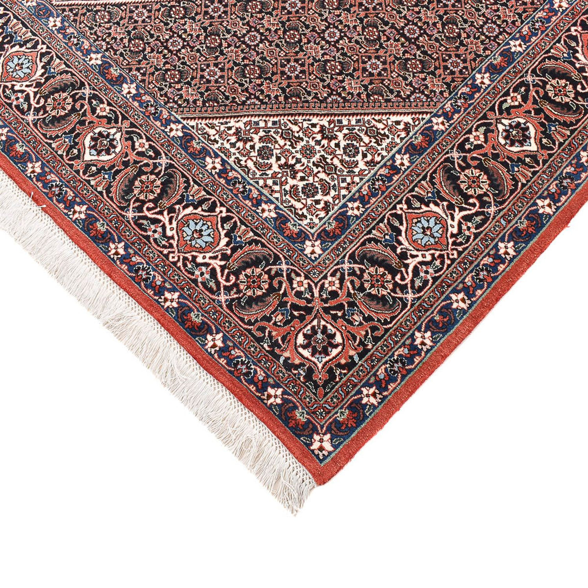 Tapis persan - Bidjar - 295 x 200 cm - rouge foncé