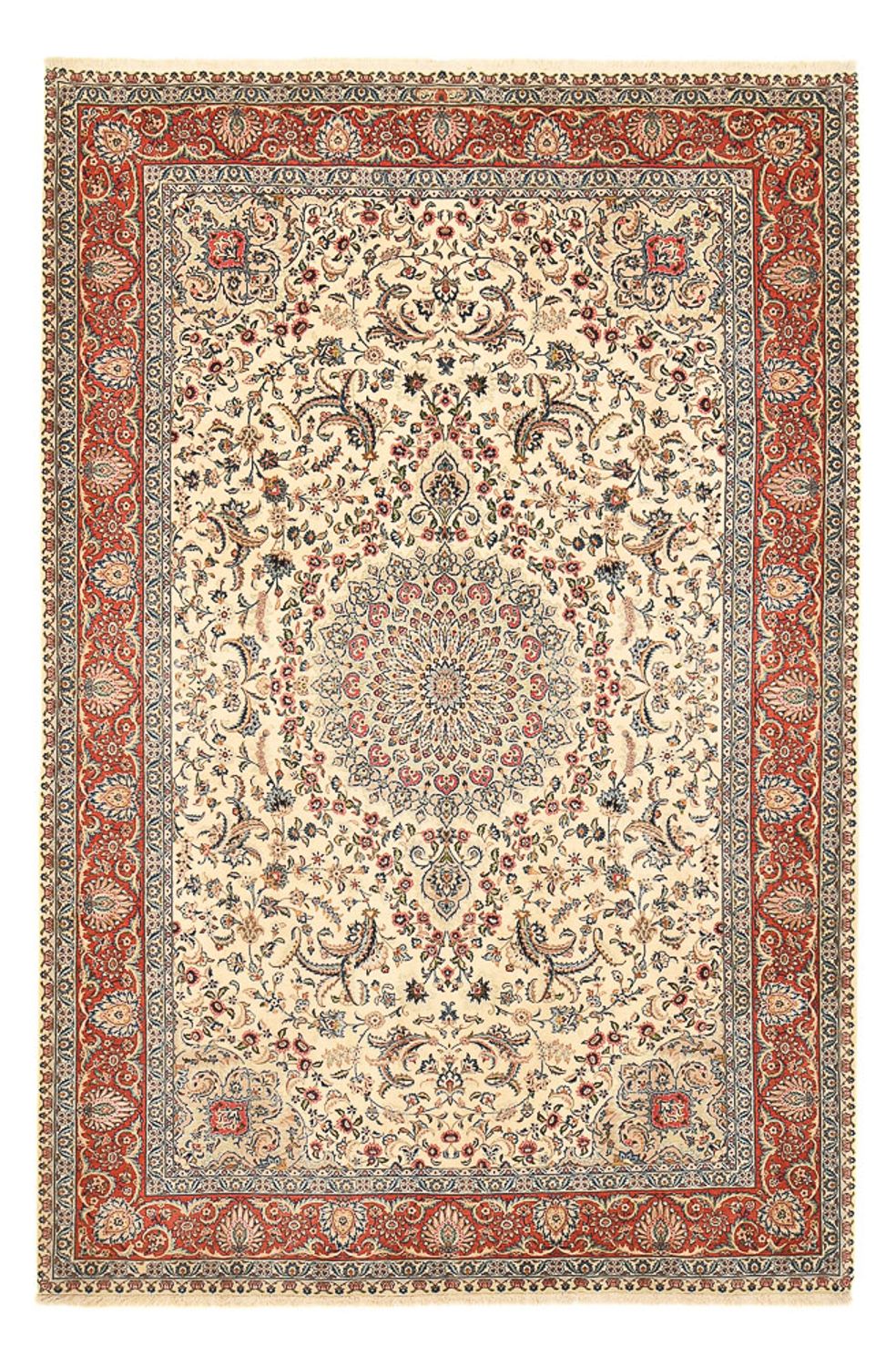 Tapis persan - Ghom - Royal - 308 x 204 cm - beige