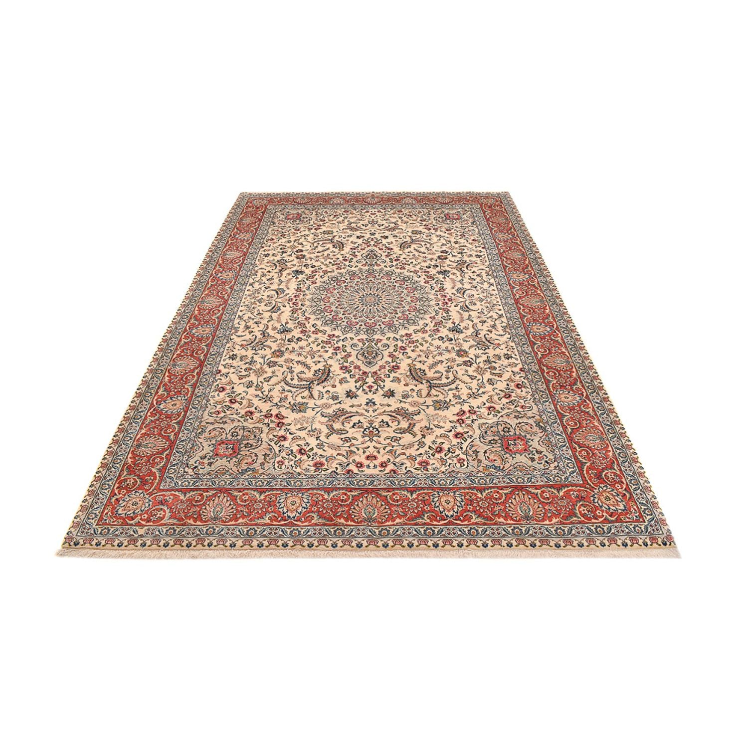 Tapis persan - Ghom - Royal - 308 x 204 cm - beige