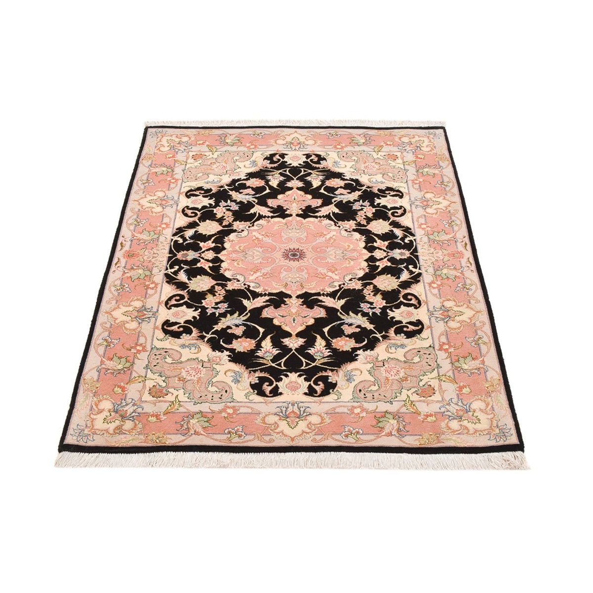 Tapis persan - Tabriz - Premium - 145 x 100 cm - bleu foncé