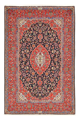 Tapis persan - Keshan - 217 x 143 cm - bleu foncé