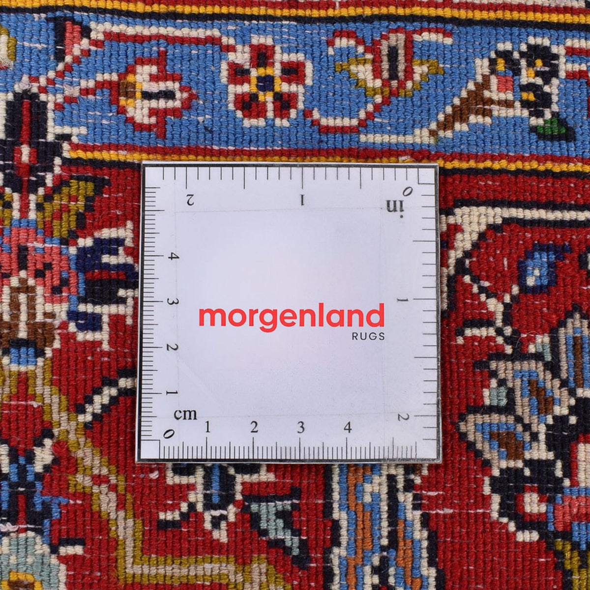 Tapis persan - Keshan - 217 x 143 cm - bleu foncé