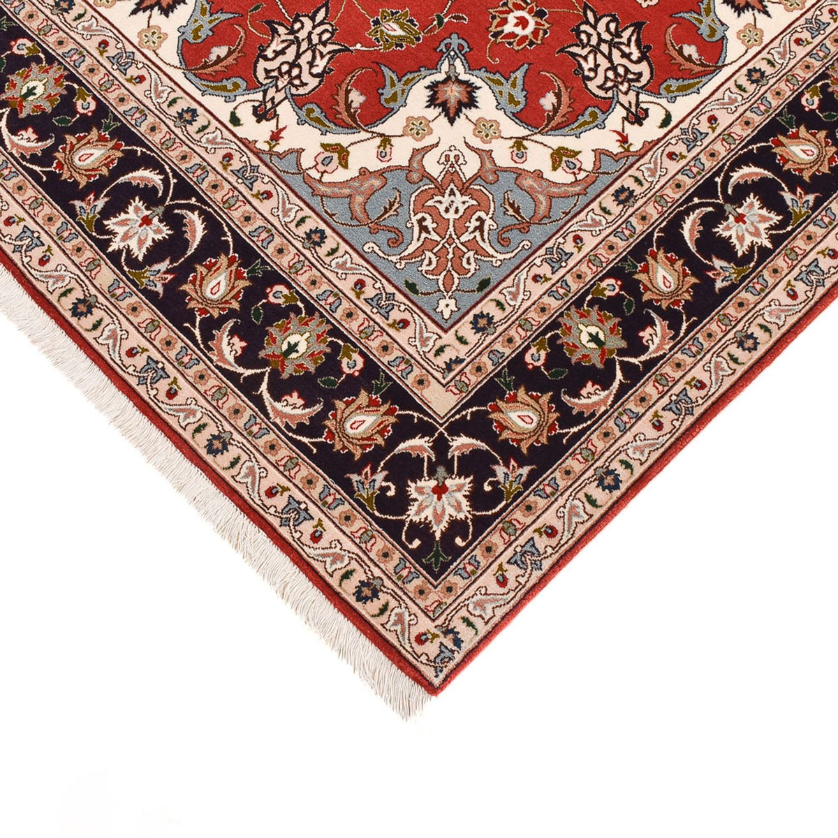 Tapis persan - Tabriz - Royal - 218 x 155 cm - rouge