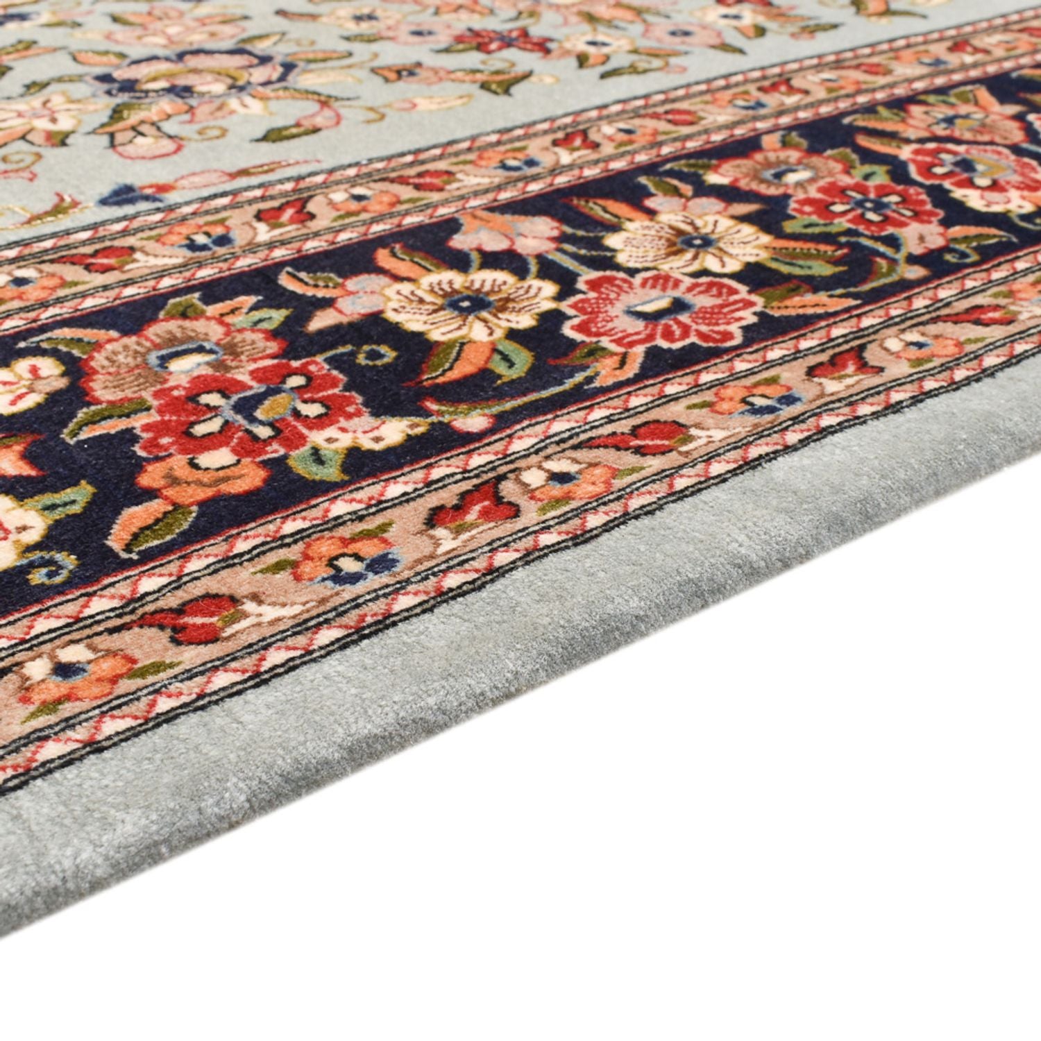 Tapis persan - Ghom - Royal - 215 x 138 cm - beige clair
