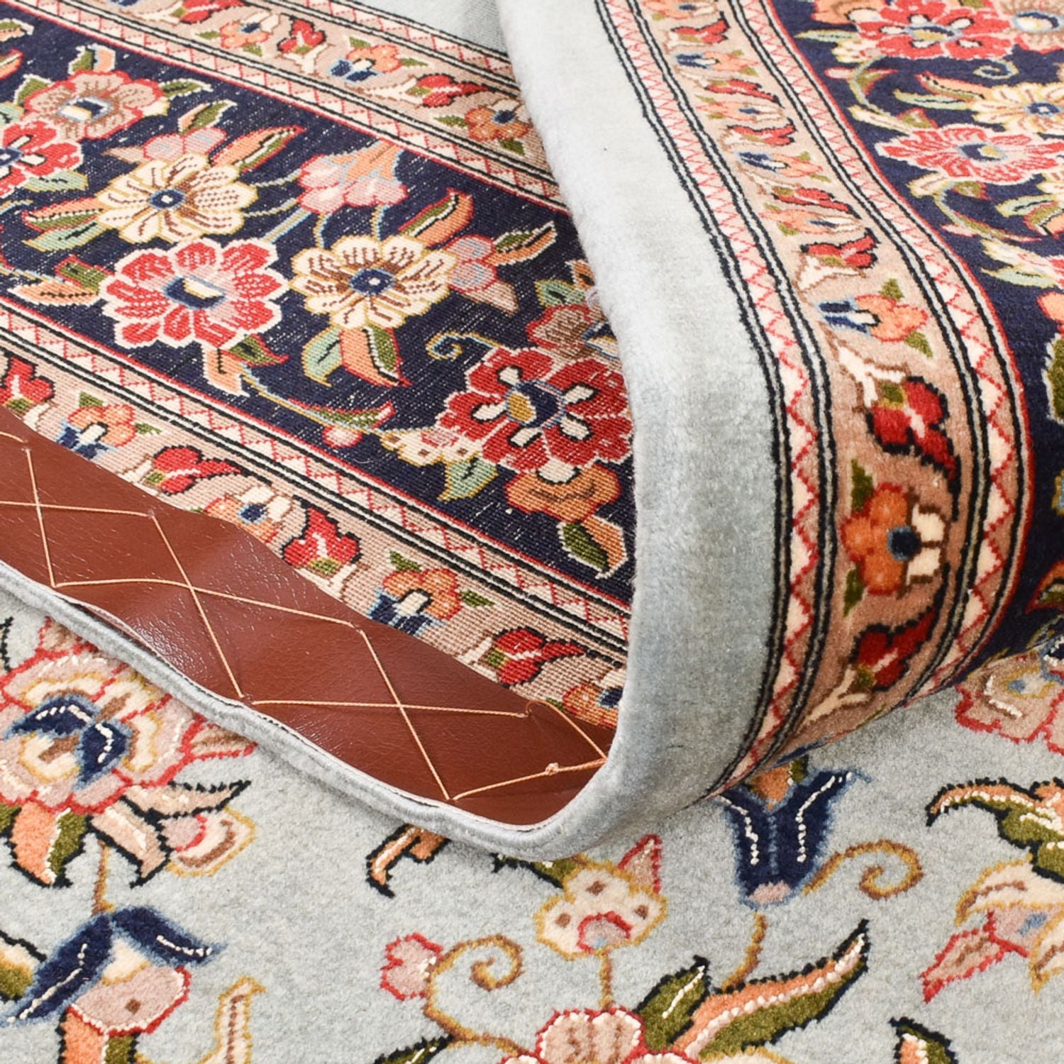 Tapis persan - Ghom - Royal - 215 x 138 cm - beige clair