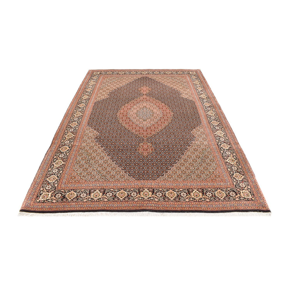 Tapis persan - Tabriz - Royal - 303 x 203 cm - beige foncé