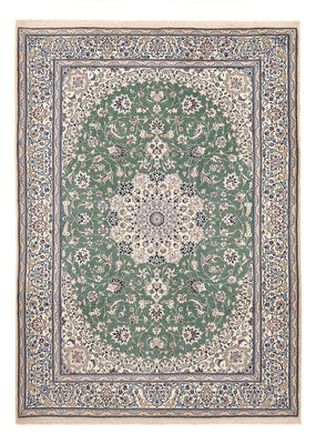 Tapis persan - Nain - Royal - 290 x 204 cm - vert