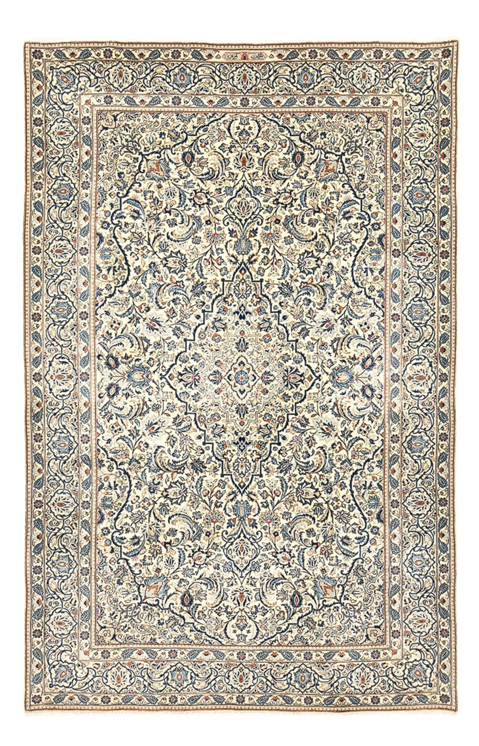 Tapis persan - Keshan - 315 x 203 cm - beige