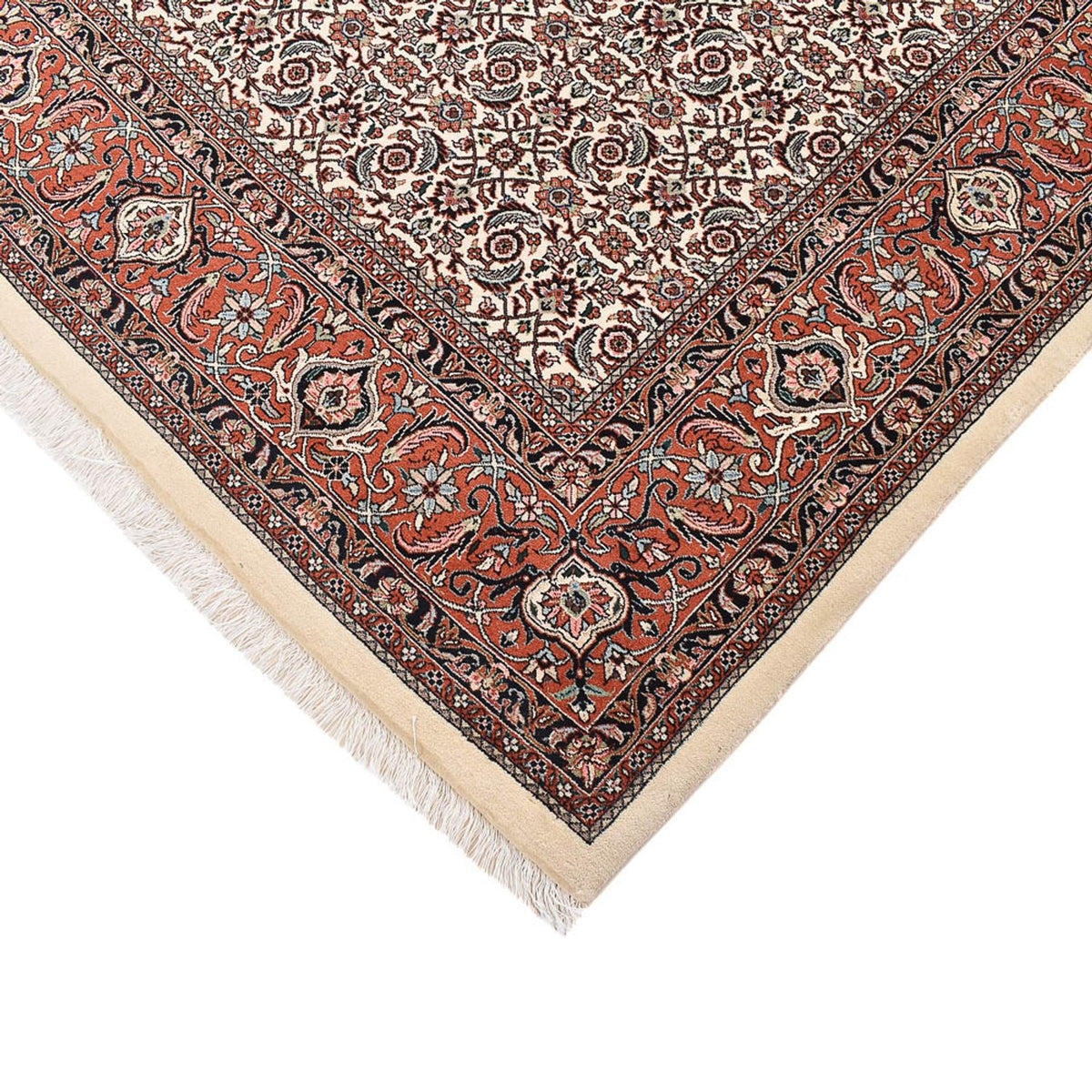 Tapis persan - Bidjar - 305 x 202 cm - rouge foncé