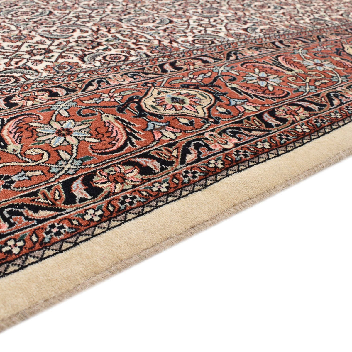 Tapis persan - Bidjar - 305 x 202 cm - rouge foncé