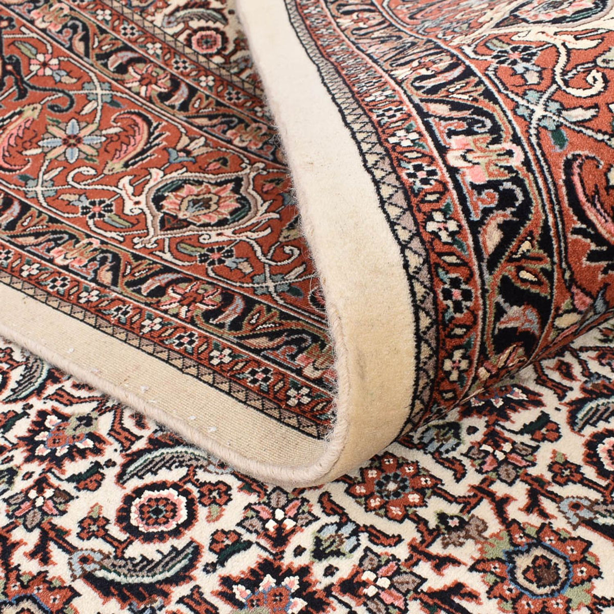 Tapis persan - Bidjar - 305 x 202 cm - rouge foncé