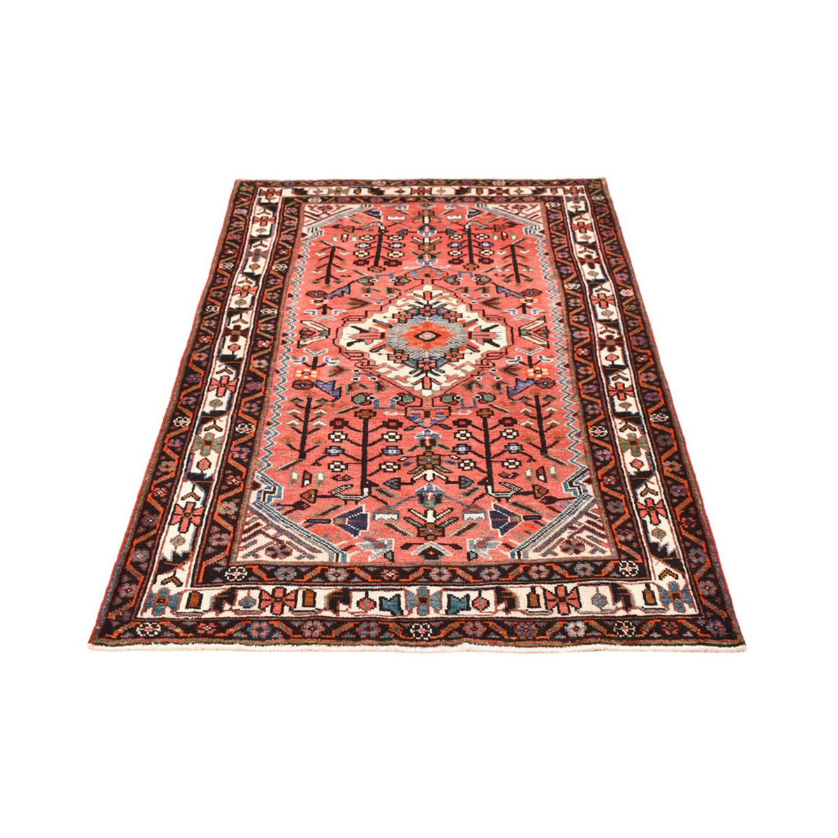 Tapis persan - Nomadic - 197 x 112 cm - rouge clair