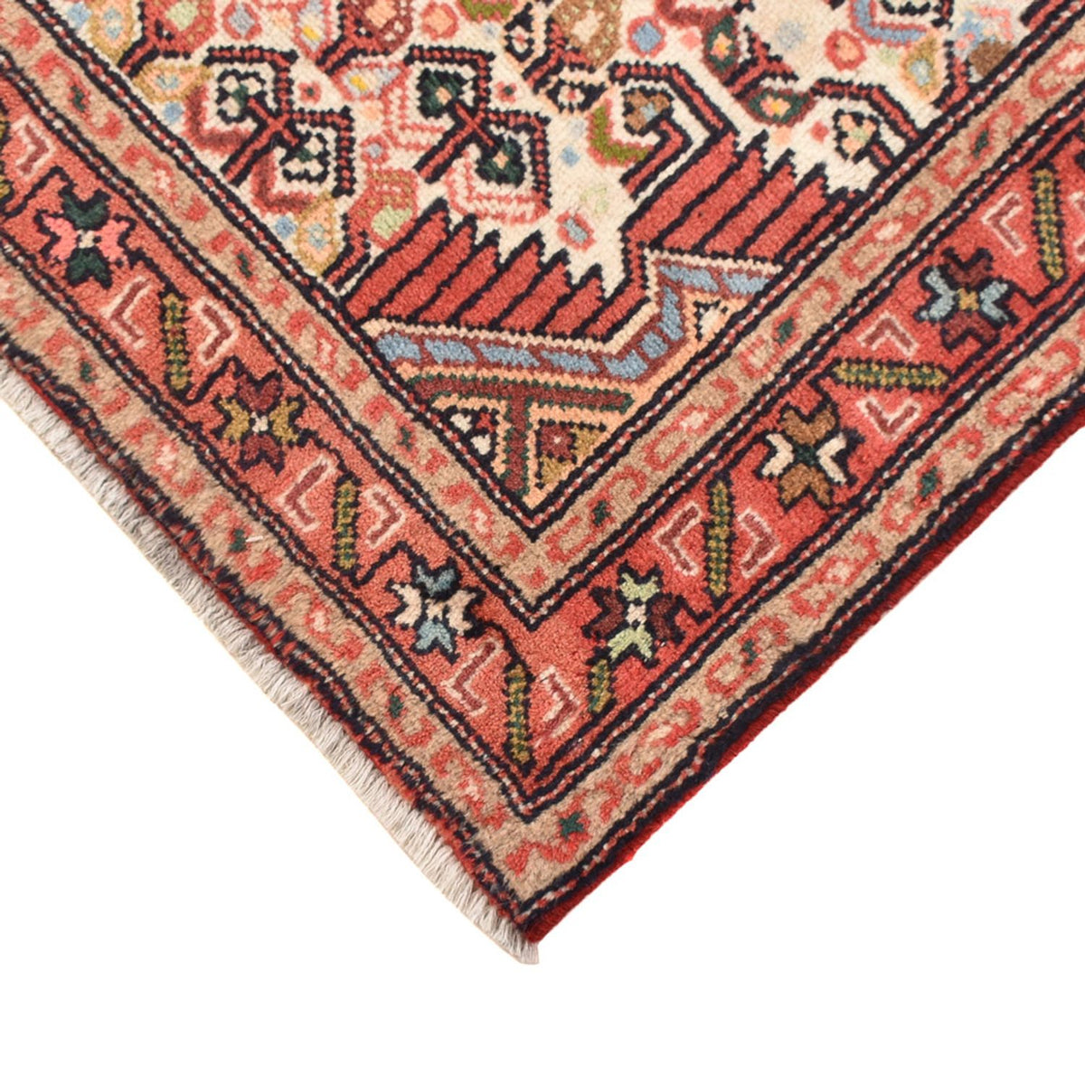 Tapis de couloir Tapis persan - Nomadic - 203 x 81 cm - beige