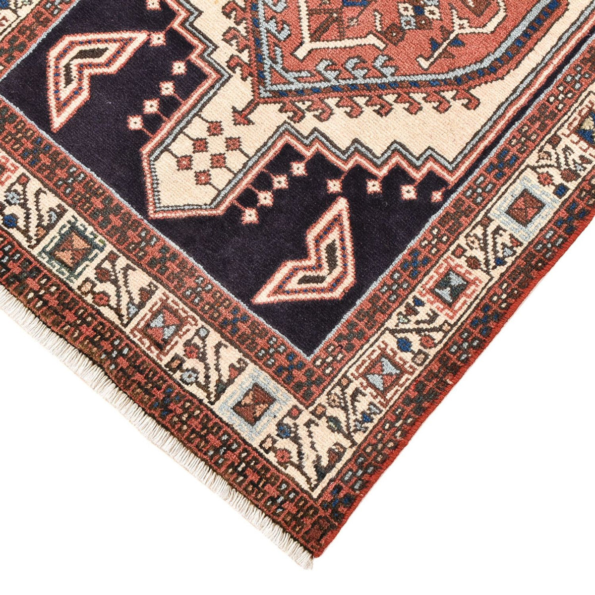 Tapis de couloir Tapis persan - Nomadic - 203 x 67 cm - vert menthe