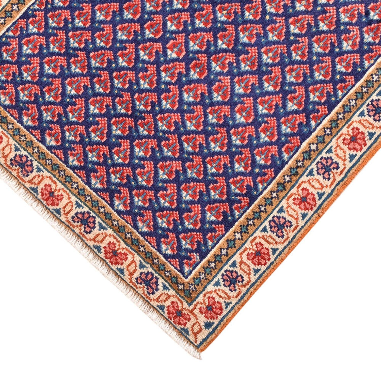 Tapis de couloir Tapis persan - Mir - 202 x 60 cm - terracotta