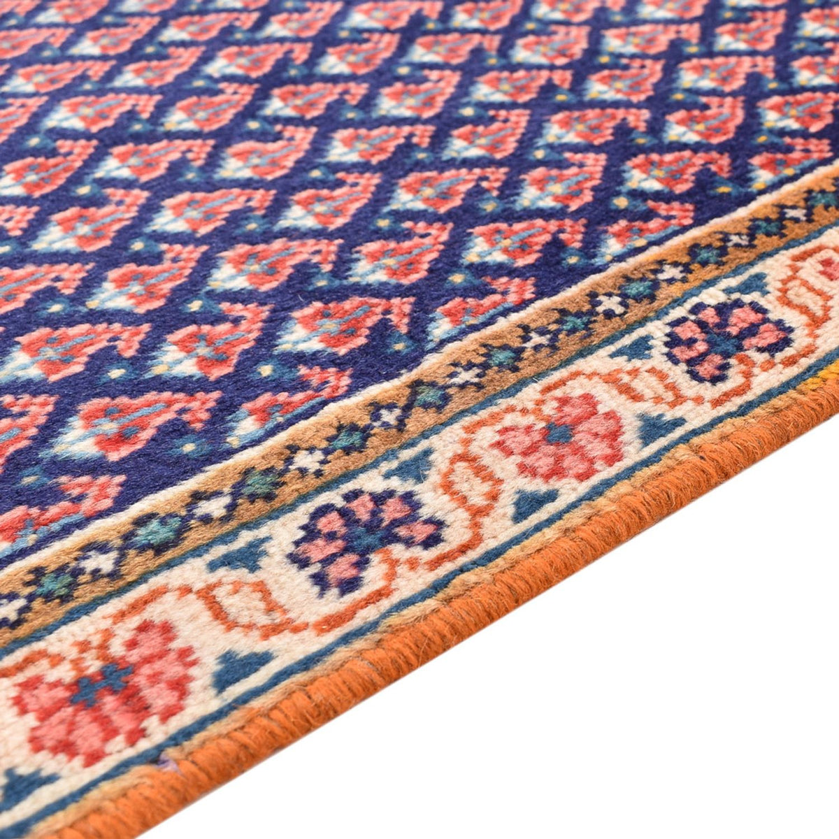 Tapis de couloir Tapis persan - Mir - 202 x 60 cm - terracotta