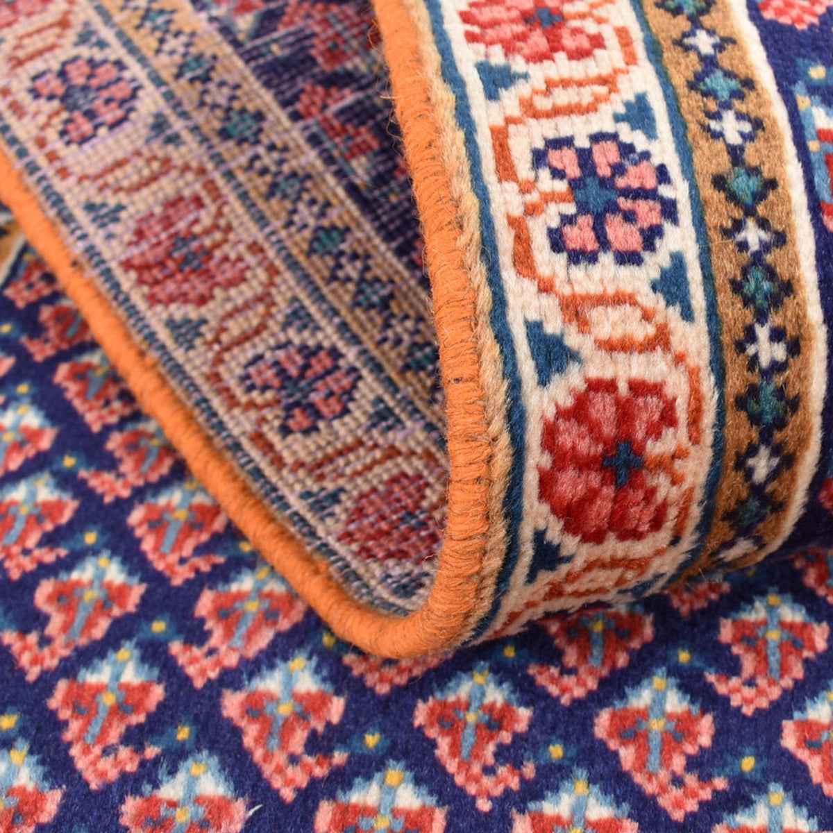 Tapis de couloir Tapis persan - Mir - 202 x 60 cm - terracotta